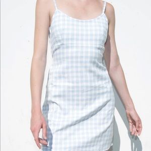 Brandy Melville Blue/White Plaid Sundress